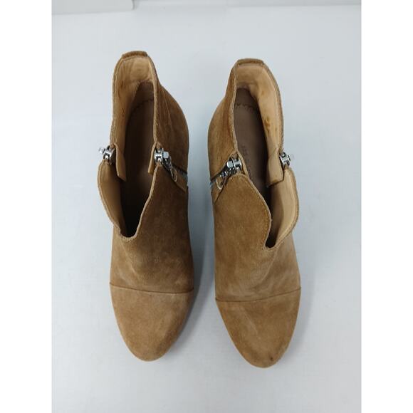 Rag & Bone Margot Suede Boots Shoes Tan Camel US 6 EU 36.5 - Picture 4 of 12